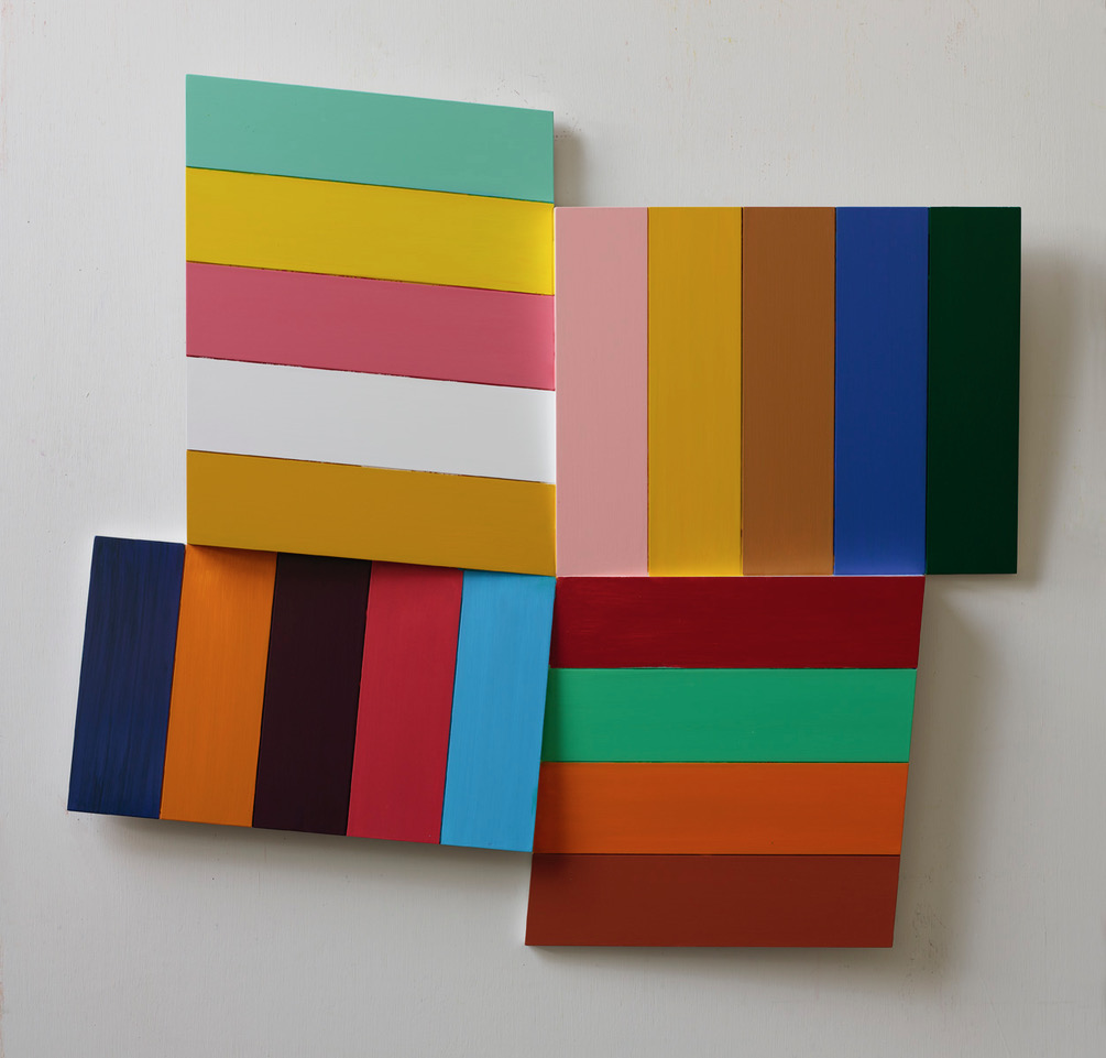 Niels Guttormsen, Propelller i nitten farver, 2008,92 x 115 x 10 cm. 42.000 kr