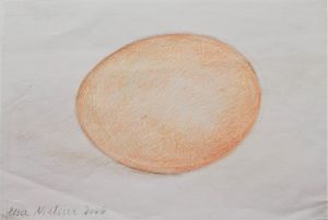 Æg, 2006, 11x16 cm. farveblyant